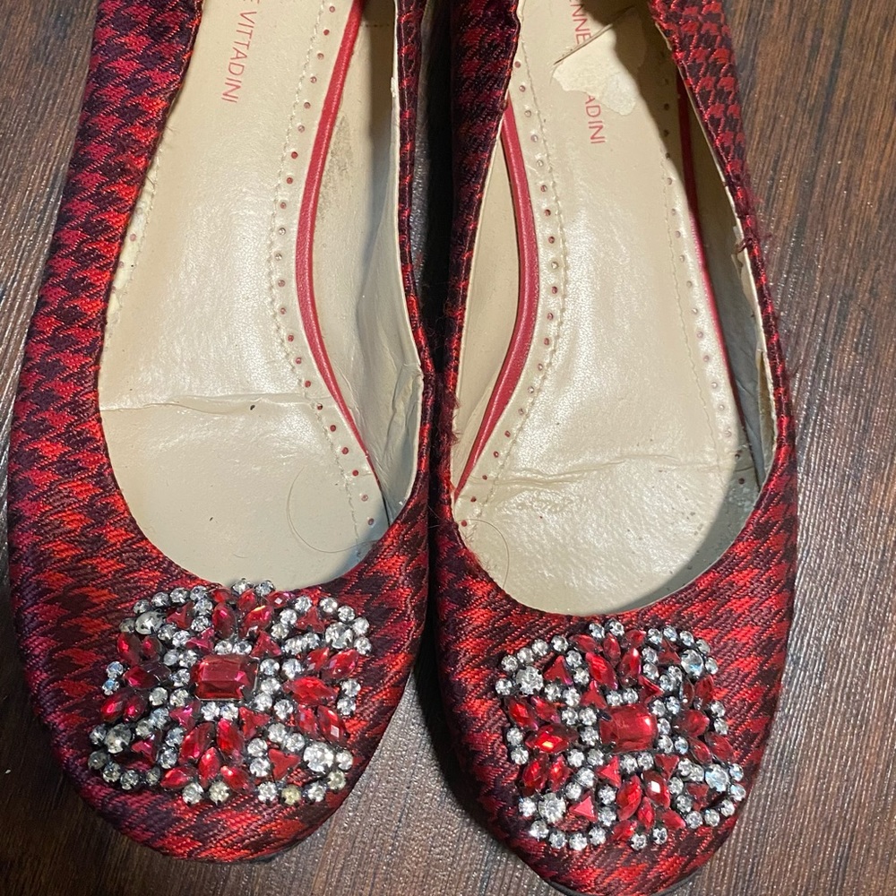 Adrienne Vittadini Embellished Flats
